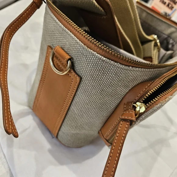 BN Leather Canvas Bag